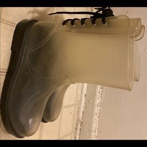 Women Transparent Rain/Snow Boots